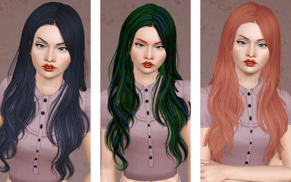Take Me Lighter hairstyle   Newsea’s Sand Glass retextured by Beaverhausen for Sims 3