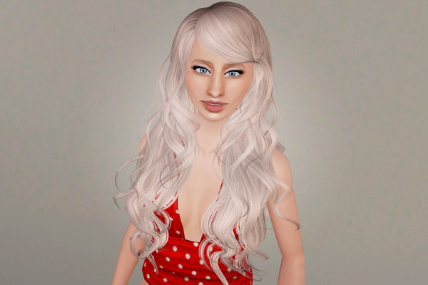 Long Layers and Color Framing hairstyle   Newsea’s Sparklers retextured by Beaverhausen for Sims 3