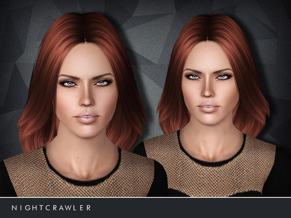 Loely hairstyle 05 by Nightcrawler for Sims 3