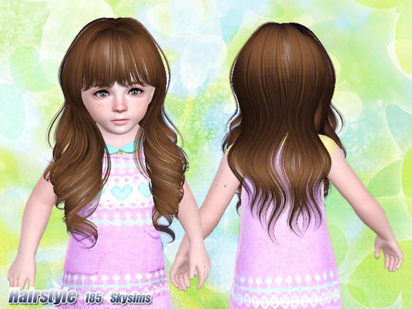 Twisted hairstyle 185 by Skysims for Sims 3