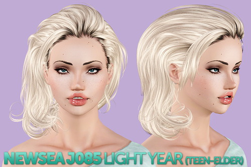 Newsea`s hairstyle retextured by Shack and Shame for Sims 3