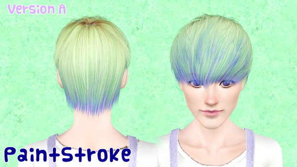 S Club N2 crazy hairstyle retextured by Katty for Sims 3