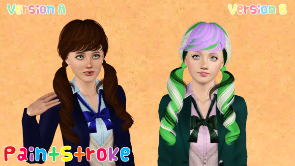 Funny hairstyle Skysims 131 retextured by Katty for Sims 3