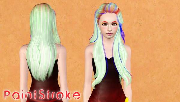 Skysims 027 hairstyle retextured by Katty for Sims 3