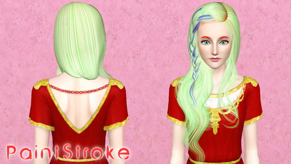 Roan 28 hairstyle retextured by Katty for Sims 3