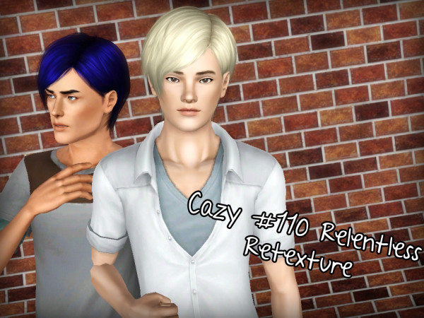 Cazy`s 110 hairstyle retextured by Forever and Always for Sims 3