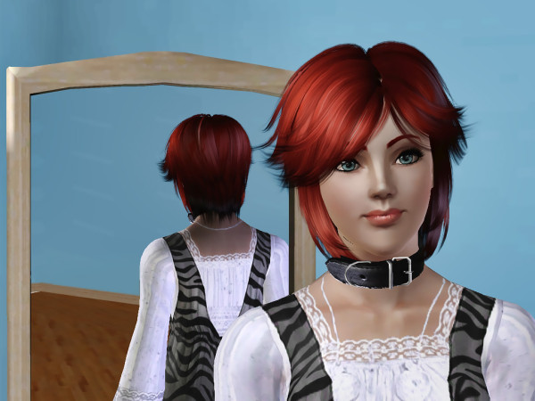 NewSea`s 27 Dip Dye hairstyle retextured by Savio for Sims 3