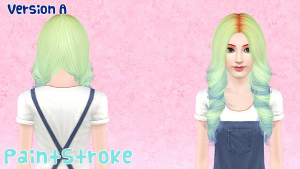 Super twisted hairstyle Cazy`s Bynes retextured by Katty for Sims 3