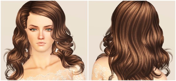 NewSea`s two hairs retextured by Brad for Sims 3