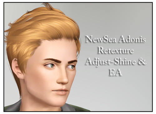 NewSea`s Adonis hairstyle retextured by Brad for Sims 3