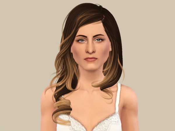 Tapered ends hairstyleNewsea`s More Than Honey retextured by Fanaskher for Sims 3