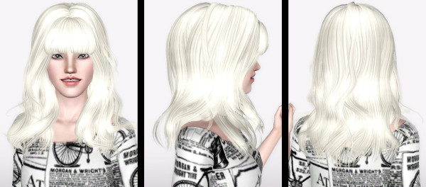  Bella`s hairstyle retextured by Forever and Always for Sims 3