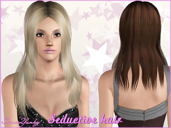 Seductive hairstyle by  sims2fanbg for Sims 3