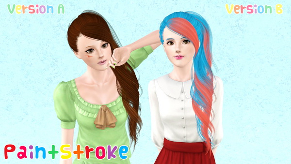 Skysims 022 hairstyle retextured by Katty for Sims 3