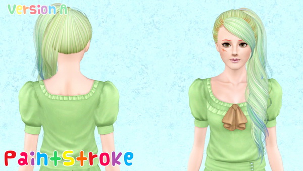 Skysims 022 hairstyle retextured by Katty for Sims 3