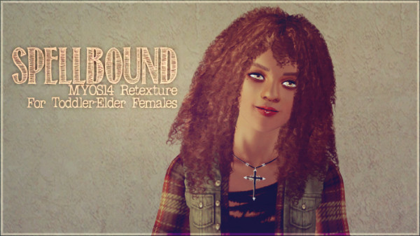 Spellbound hairstyle by Aikea Guinea for Sims 3