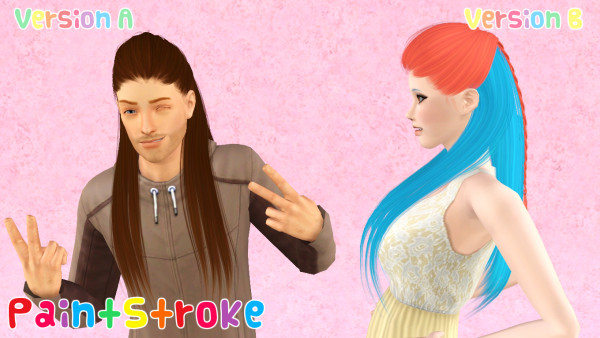 Coolsims 105 and 106 hairstyle retexutred by Katty for Sims 3
