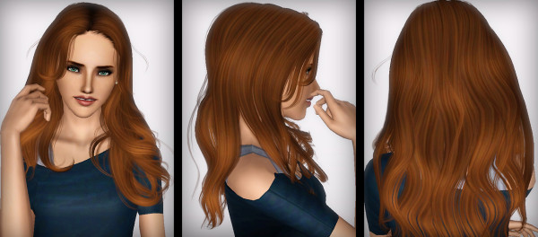 Nicely hairstyle NewSea`s Equinoxe retextured by Forever and Always for Sims 3