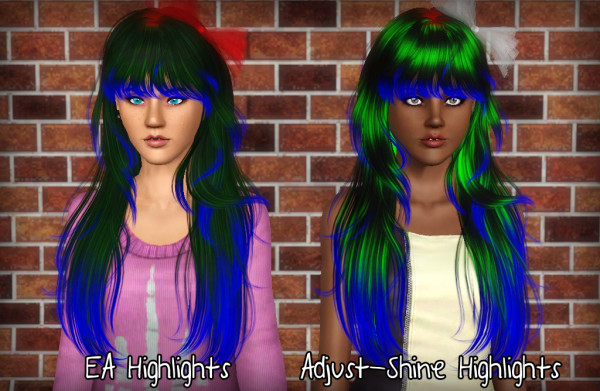 Cute layered bangs hairstyle NewSea`s HideoutDoor retetxured by Forever and Always for Sims 3