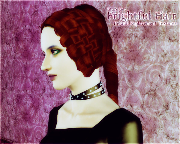 Frightful hair store set by Aikea Guinea for Sims 3