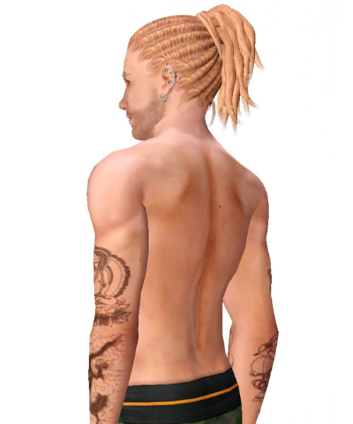 Dreadlocks hairstyle 004 by Kijiko for Sims 3