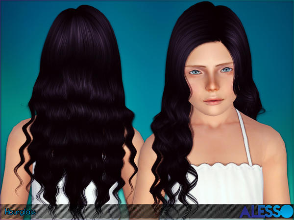 Hourglass stunner hairstyle by Alesso  for Sims 3