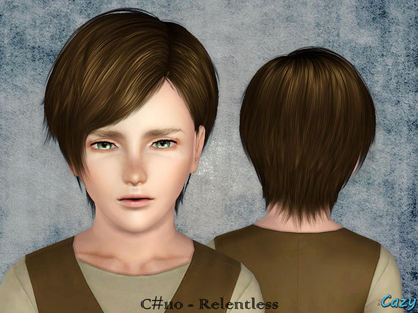 Relentless Modern hairstyle by Cazy for Sims 3