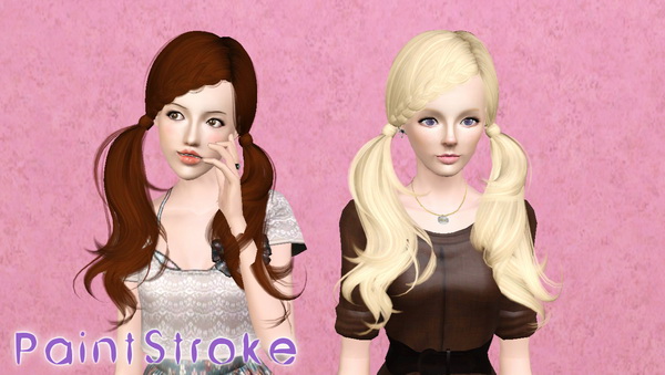 Butterflysims 052 hairstyle retextured by Katty for Sims 3