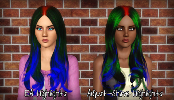 Cazy 111 Aura hairstyle retextured by Forever and Always for Sims 3