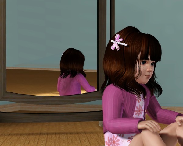 Dragonfly bob hairstyle Peggy`s 178 retextured by Savio for Sims 3