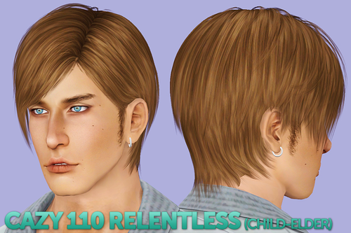 Newsea, Cazy, Nightcrawler hairstyles retextured by Shoch and Shame for Sims 3