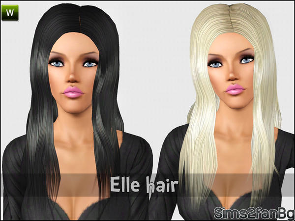 Elle hairstyle by sims2fanbg  for Sims 3