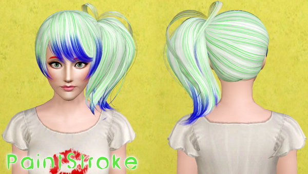 Butterflysims 051 hairstyle retextured by Katty for Sims 3