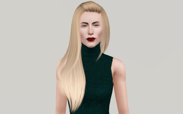 Alesso`s Kim hairstyle retextured by Fanaskher for Sims 3