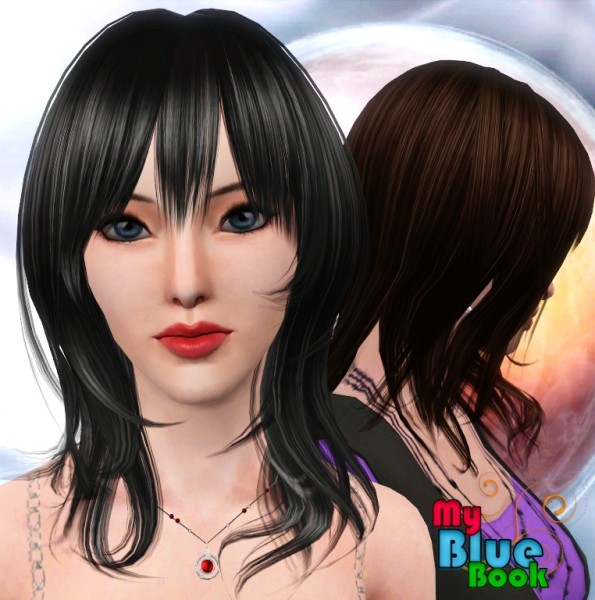 Stunner hairstyle Rose 104 retextured by TumTum Simiolino for Sims 3
