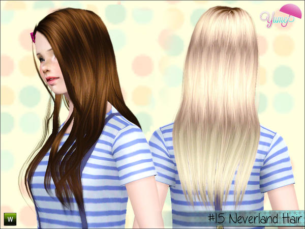Yume  Neverland hair by Zauma for Sims 3