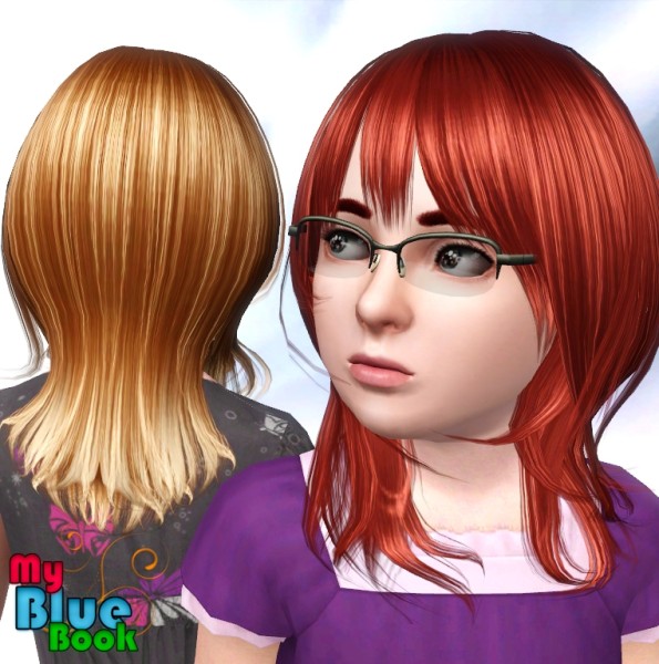 Stunner hairstyle Rose 104 retextured by TumTum Simiolino for Sims 3