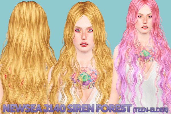 Newsea, SkySims, Butterfly, Store, Cazy, Modish Kitten hairstyles retextured by Shock and Shame for Sims 3