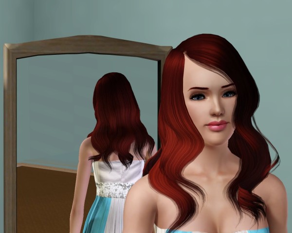 Diva hairstyle Peggy`s 568 retextured by Savio for Sims 3