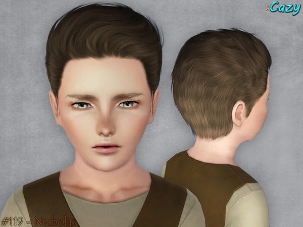 Nicholas Hairstyle by Cazy for Sims 3