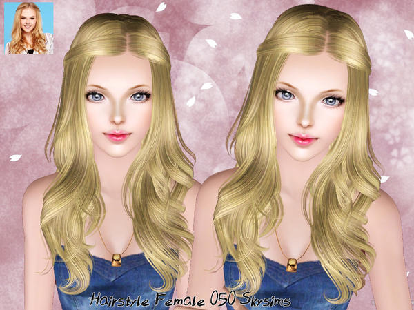 Round Layers hairstyle 050 by Skysims for Sims 3