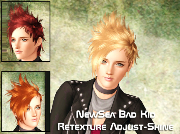 NewSea`s Bad Kid hairstyle retextured by Brad for Sims 3