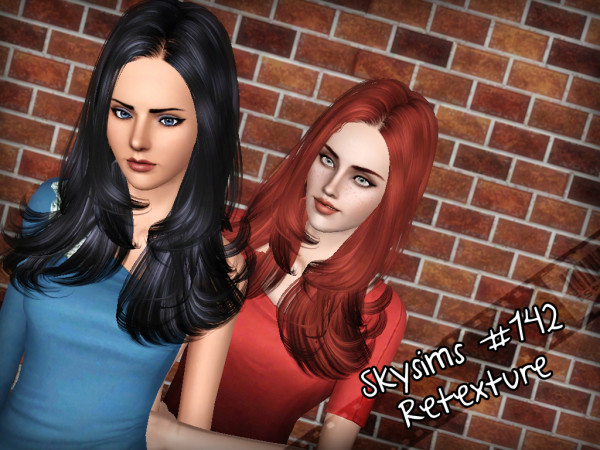 Skysims 142 hairstyle retextured by Forever and Always for Sims 3