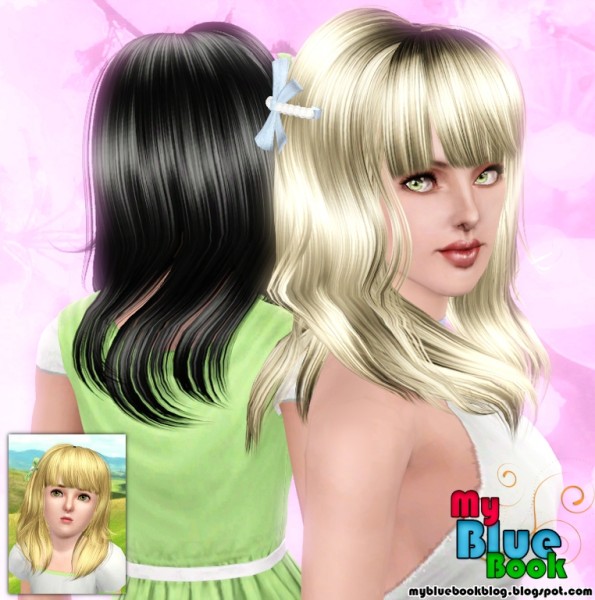 Dragonfly hairstyle Peggy`s 179 retextured by TumTum Simiolino for Sims 3