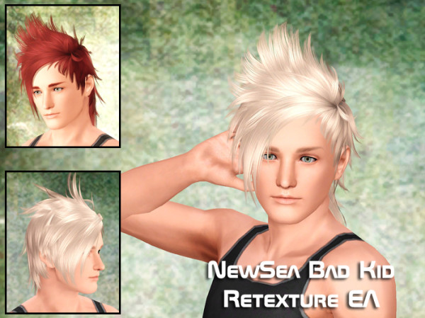 NewSea`s Bad Kid hairstyle retextured by Brad for Sims 3