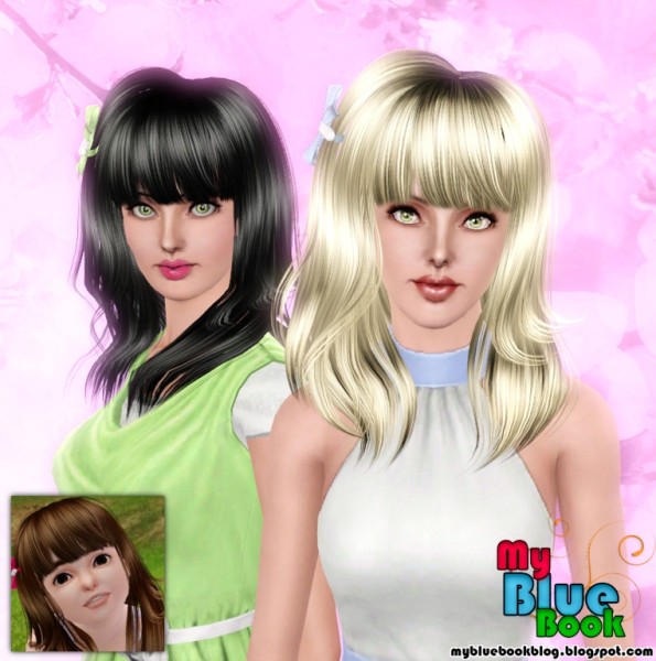 Dragonfly hairstyle Peggy`s 179 retextured by TumTum Simiolino for Sims 3
