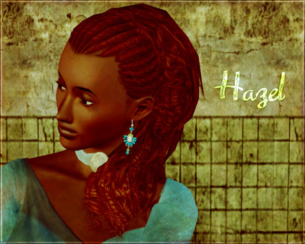 Hazel store hairstyel edited by Aikea Guinea for Sims 3