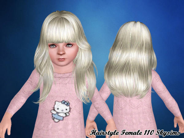 Full with fringe hairstyle 110 by Skysims for Sims 3