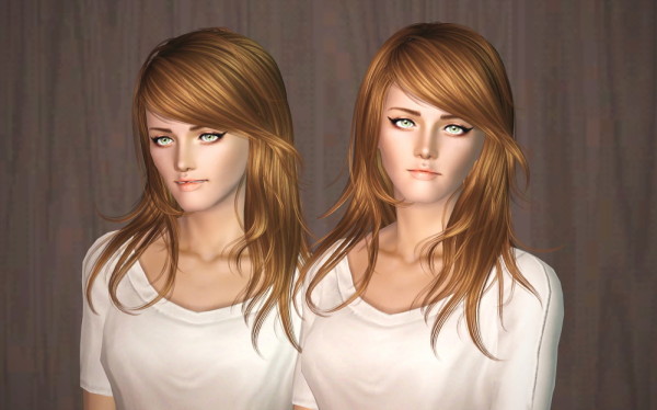 NewSea`s Flyng Dance layered hairstyle retextured by Brad for Sims 3