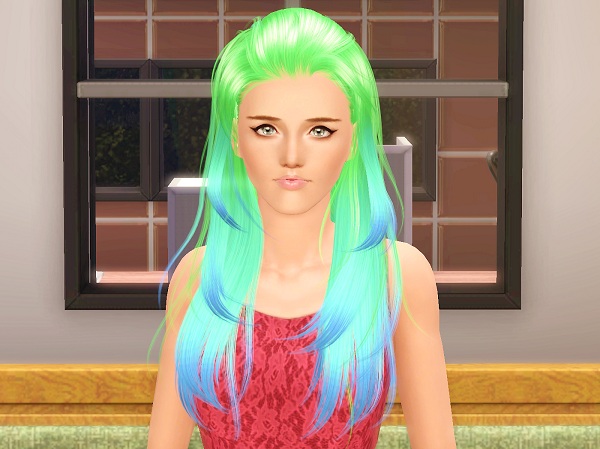 NewSea`s Sakura hairstyle retextured by Brad for Sims 3